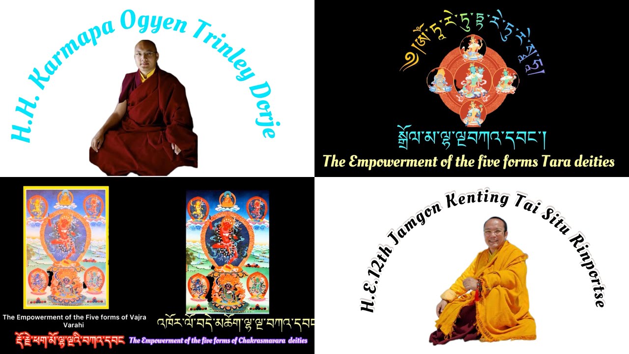 Empowerment of the five Tara deities and five chakra Samvara deities/  