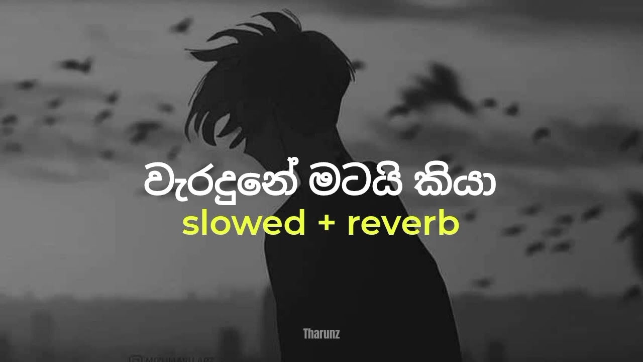 Waradune Matai Kiya - වැරදුනේ මටයි කියා | Slowed + Reverb