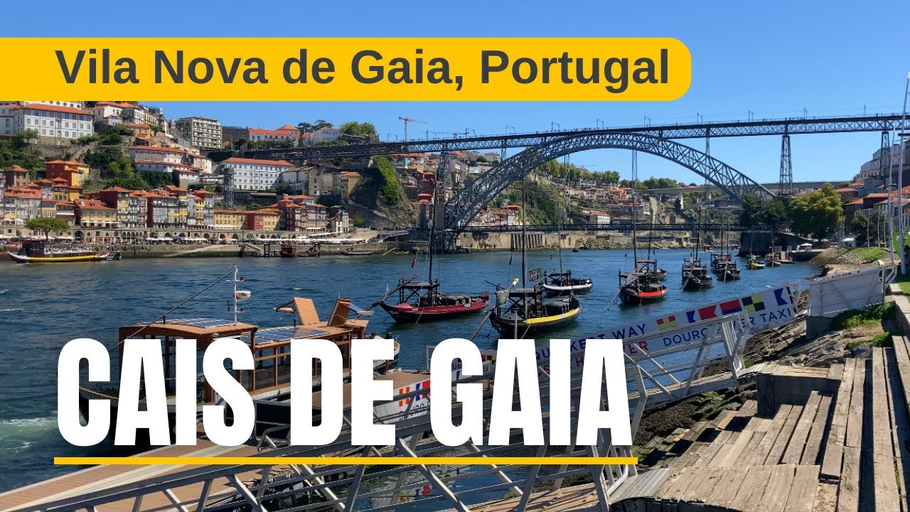 CAIS DE GAIA, A BADALADA ÁREA TURÍSTICA DAS CAVES DO VINHO DO PORTO | VILA NOVA DE GAIA, PORTUGAL 🇵🇹
