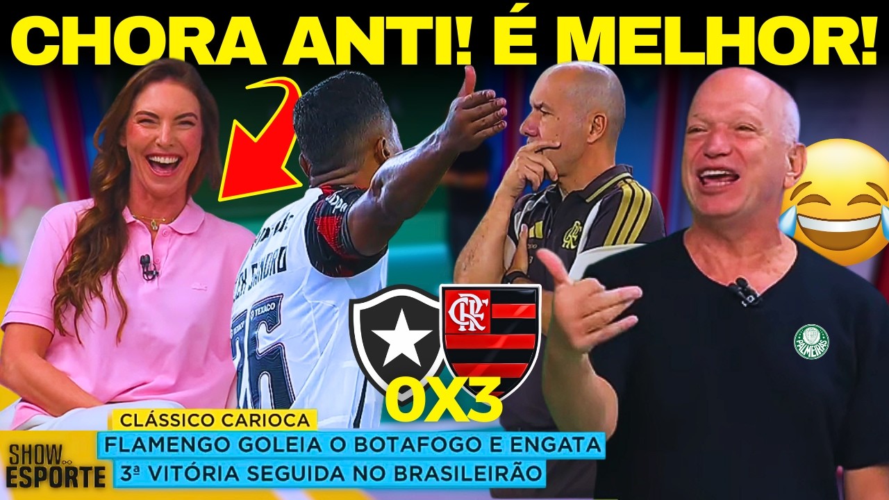 🔥 SHOW DO ESPORTE: GLENDA E O ANTI APÓS FLA 3x0 BOTAFOGO, MODO MALVADÃO LIGADO!