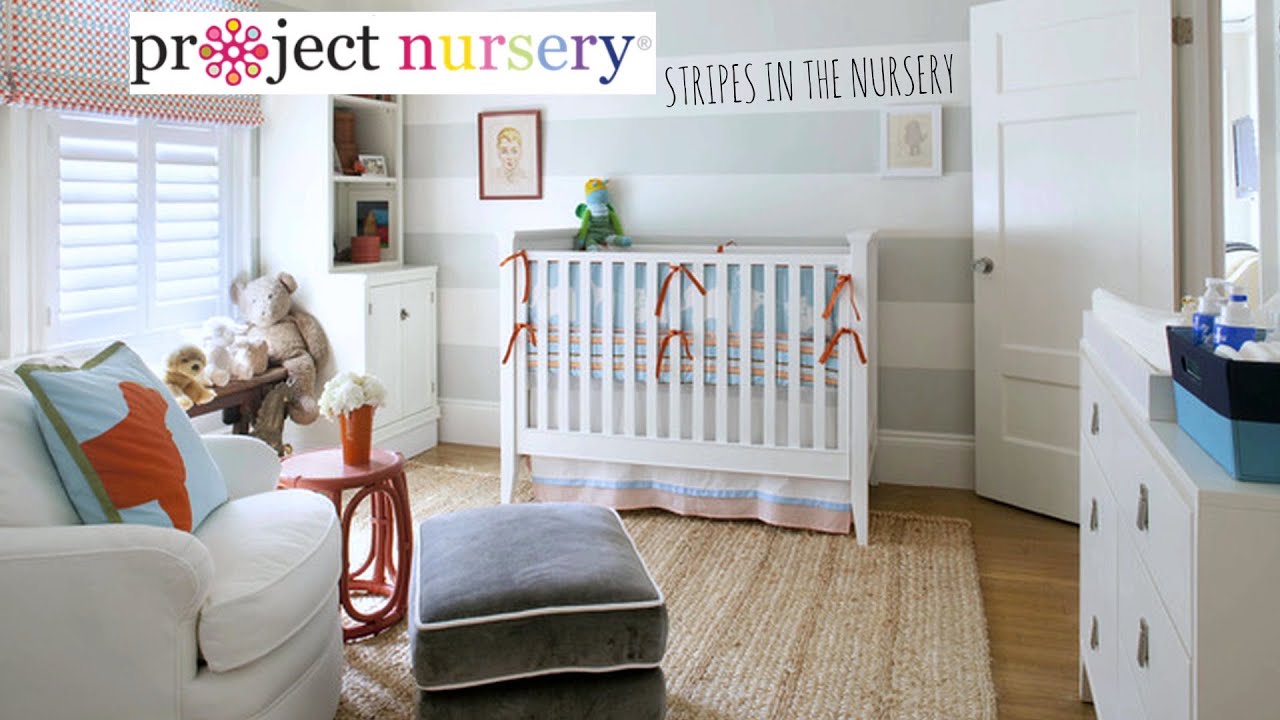 Painting Stripes in the Nursery