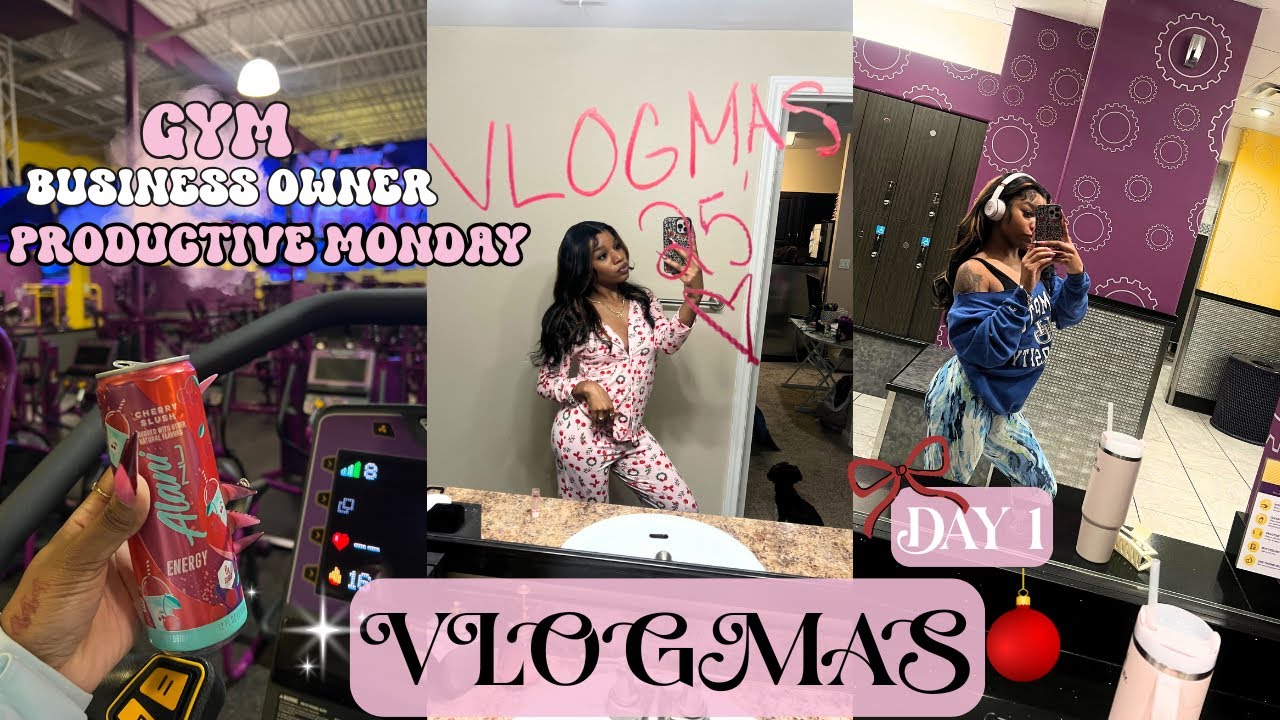 VLOGMAS DAY 1 🎄 Productive Morning Routine, Gym, & Business Owner Lifestyle