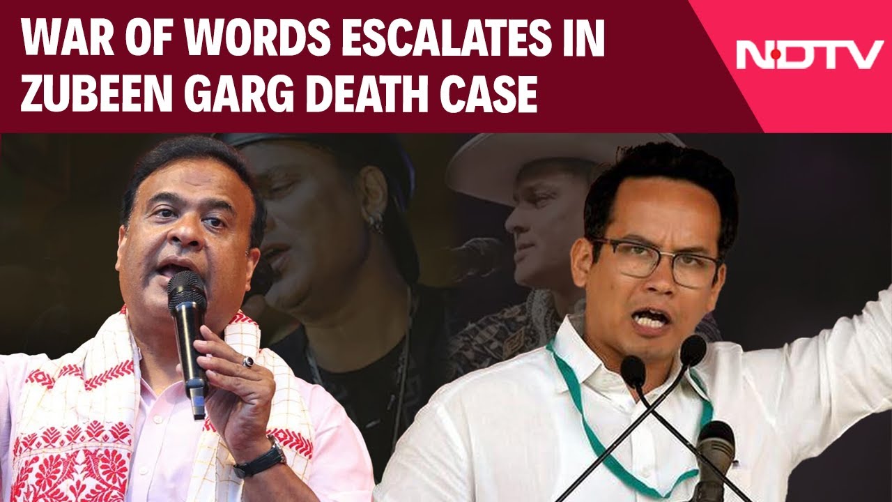 Zubeen Garg News | Assam CM vs Gaurav Gogoi: War of Words Escalates In Zubeen Garg Death Case