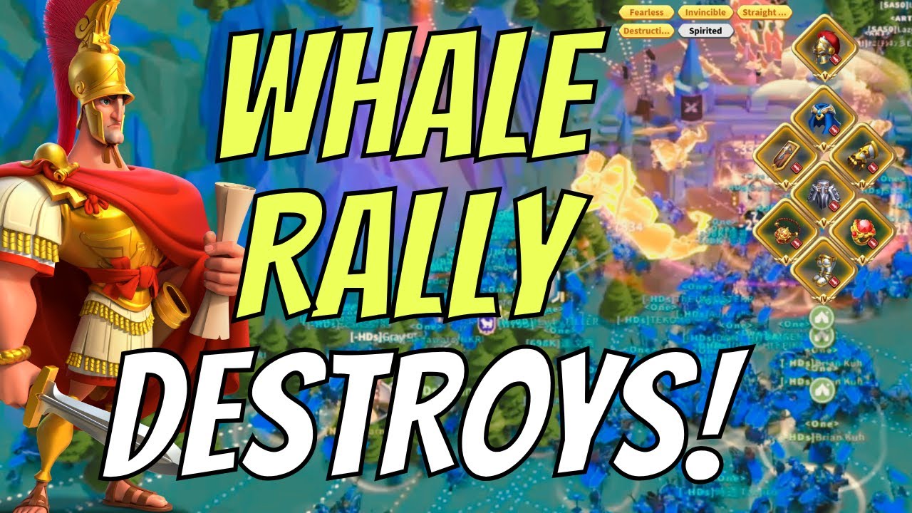 Infantry Whale's Rally DESTROYS Pass Garrison! Rise of Kingdoms KvK