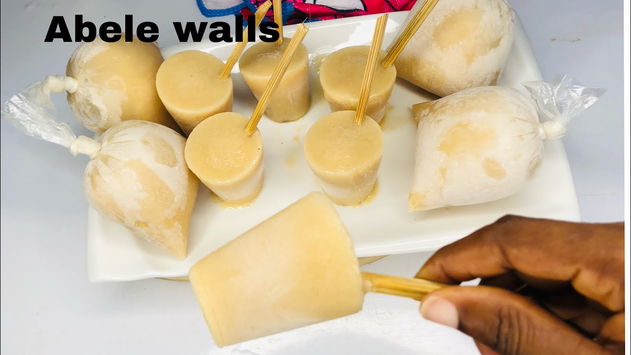 GHANAIAN ABELE WALLS // Baobab / Adido  ice cream. Special fruit ice-cream.