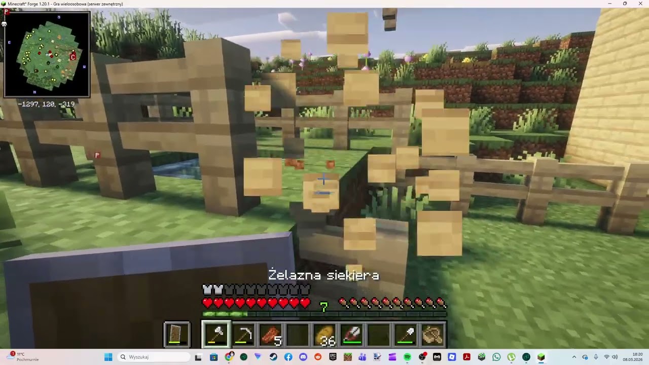 POWRUT CHOMIKOWIC *ale nie ma moduw na łudki bo one mi psuły z mincrafta wienc nie ma wyprawy tez*