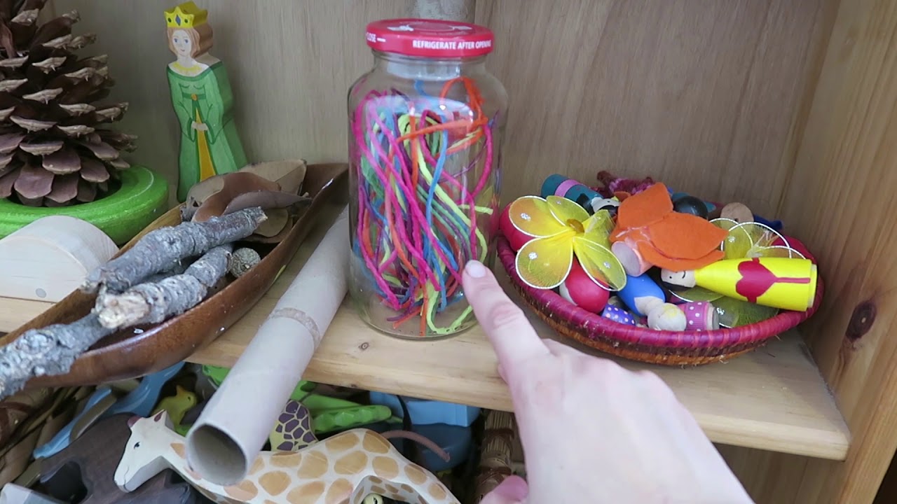Shelf Toy Rotation & Open Ended Toys - Math Ideas - DIY Math Materials