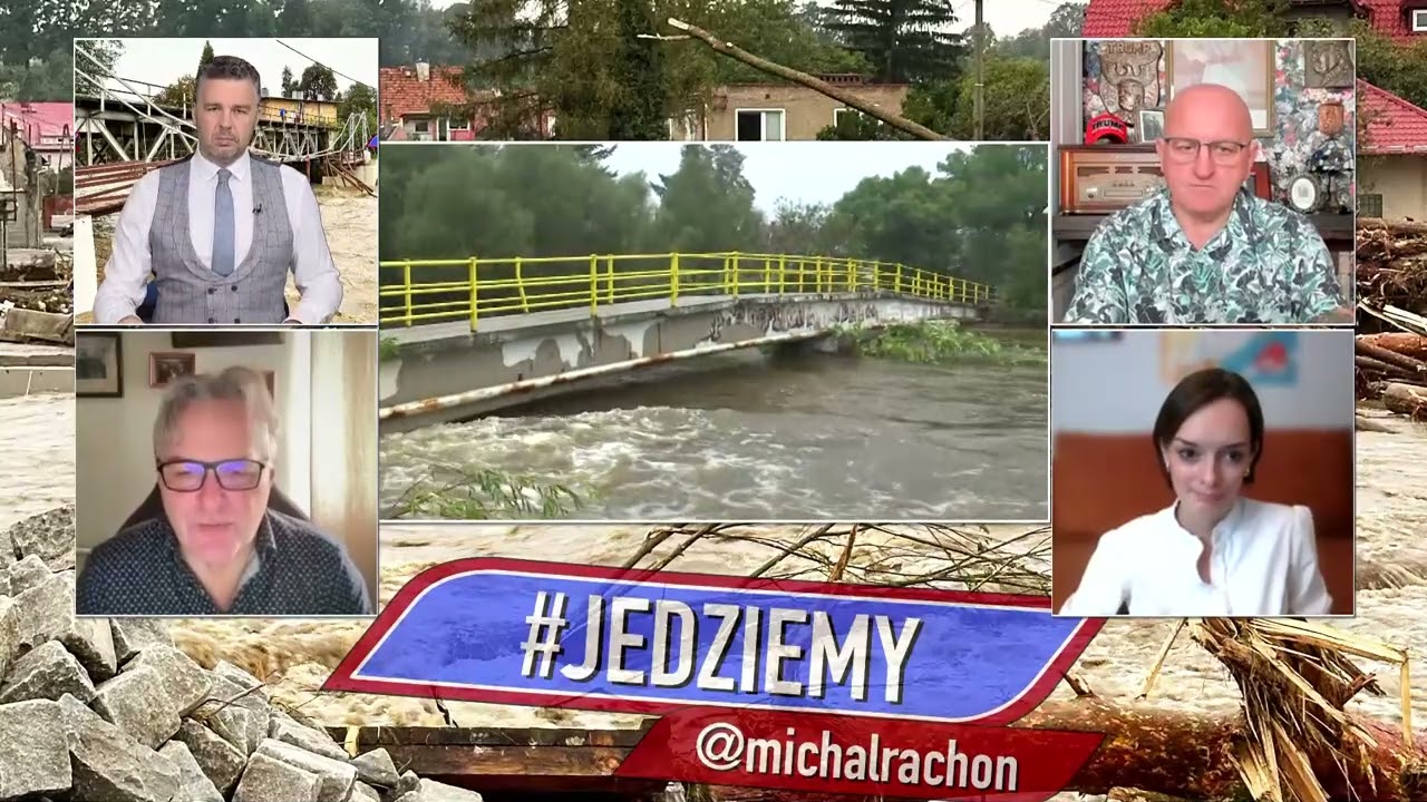 #Jedziemy | Zalany most w Raciborzu. Brak dojazdu do Opola | M. Rachoń