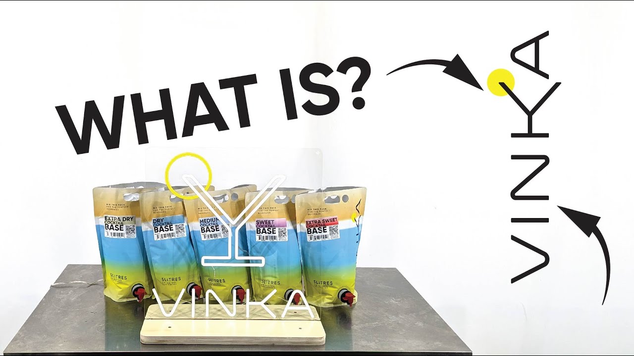 What is VINKA?  Easy way to make Cider, Ginger Beer, Seltzer, and other Mixed Drinks or Cocktails!