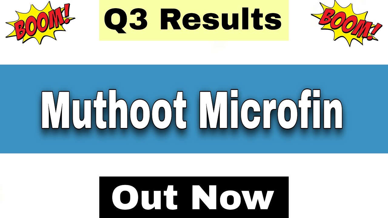 Muthoot Microfin Q3 Results 2026 | Muthoot Microfin Results Today | Muthoot Microfin Latest News |