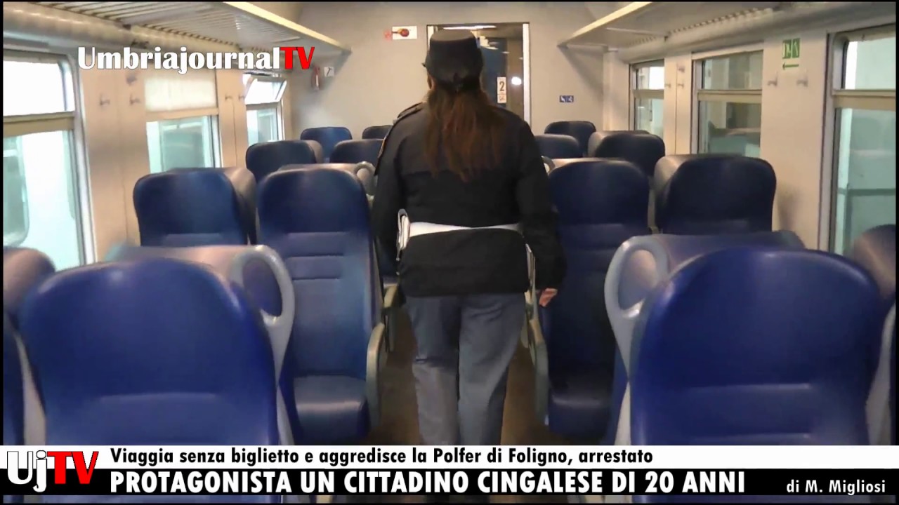 Viaggia senza biglietto e aggredisce la Polfer di Foligno, arrestato