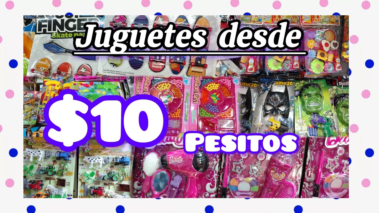 PARTE 1😱JUGUETES  ECONÓMICOS en este local   DESDE 10 PESITOS 🔥JUGUETES de Mexíco.