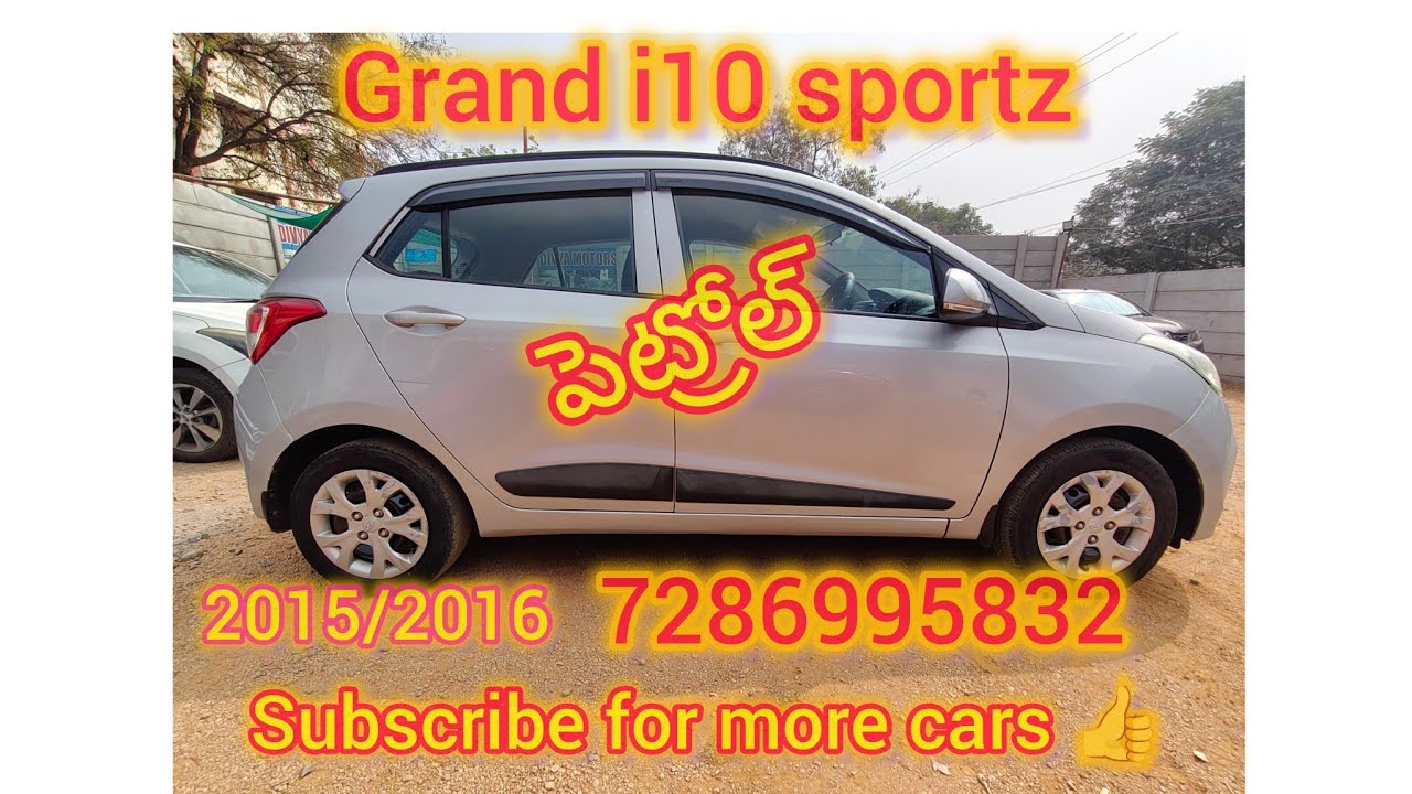 Grad i10 sportz second hand hyderabad car for sale