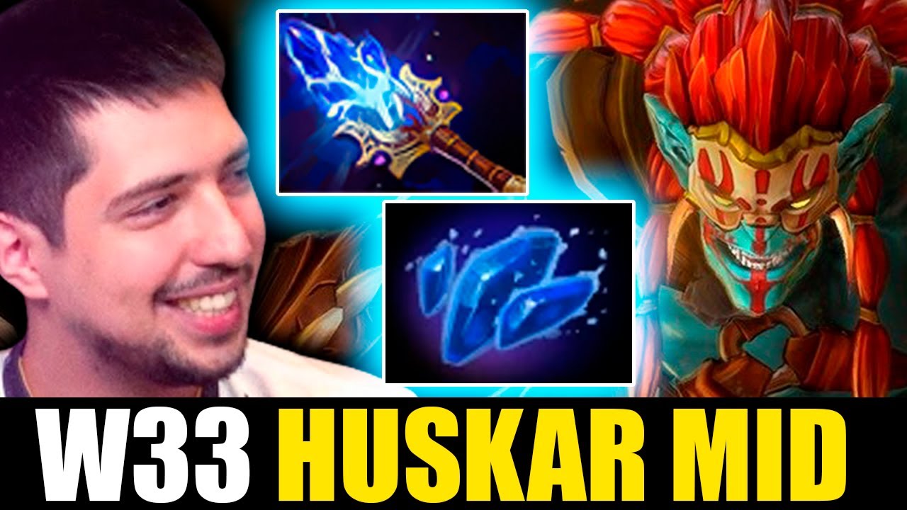 THE MOST CANCER HERO IS BACK!! - W33 HUSKAR MID with SCEPTER + SHARD BUILD in 7.31d Dota 2
