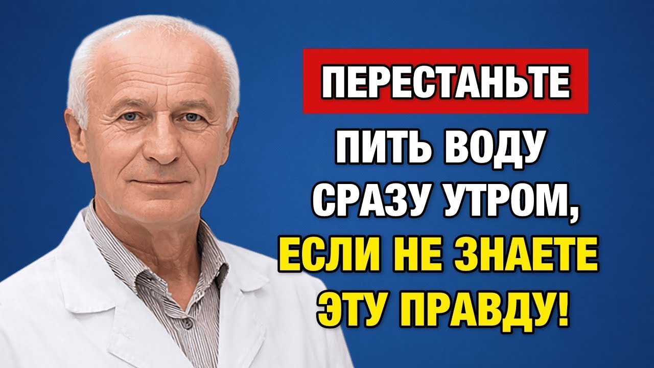 После 70 лет утренний стакан воды может навредить: что нужно знать