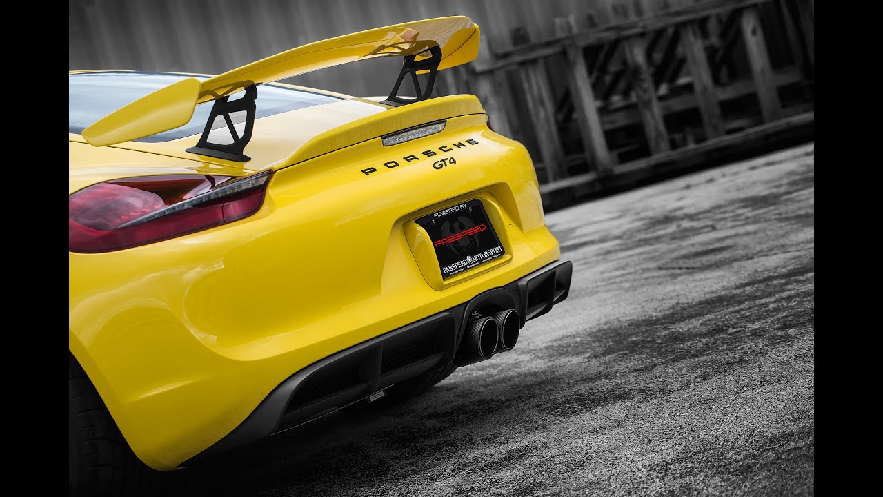 Porsche GT4 (2015-2016) | Fabspeed Valved Exhaust | Revs Pulls and In-Car