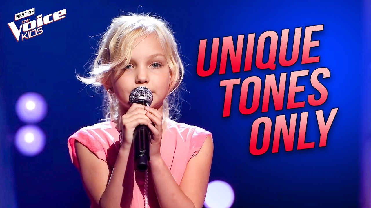 The MOST UNIQUE Voices from The Voice Kids Belgium Stage!