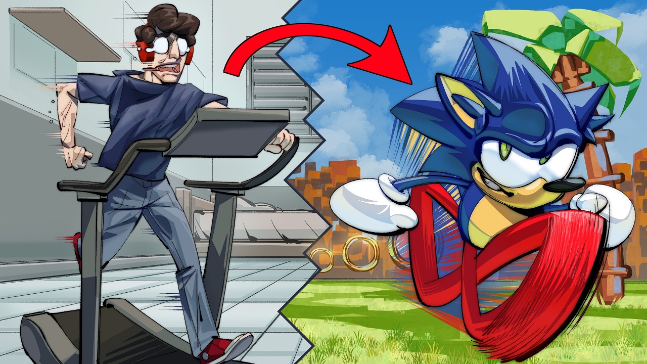 Sonic, MAS eu Tenho que CORRER na Vida Real