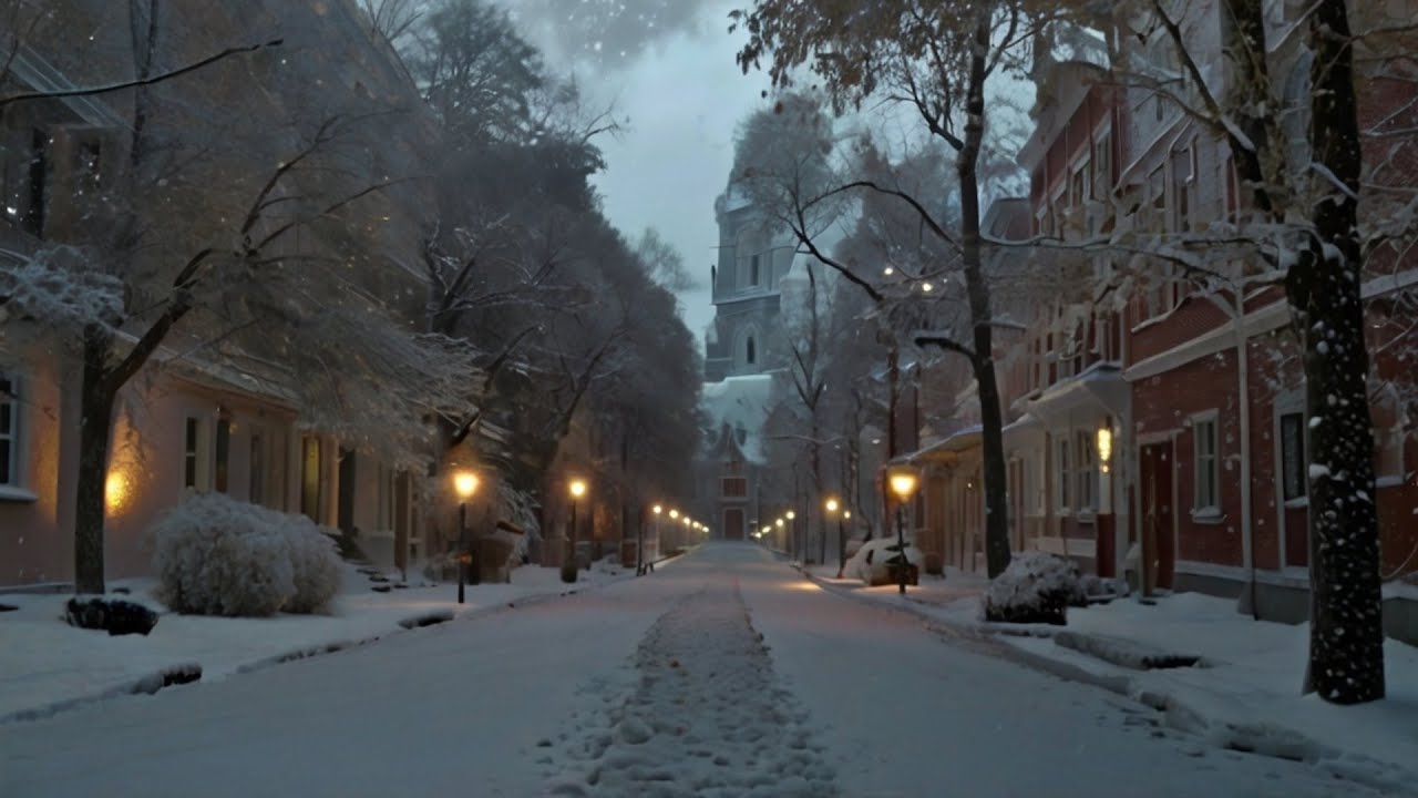 Echoes of a Frozen Evening &mdash; Winter Melancholic Piano Music, Dark Academia Sad Piano Music for Focus