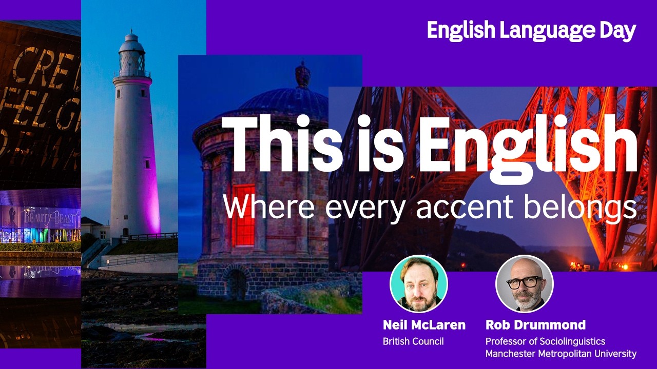 This is English: Where every accent belongs