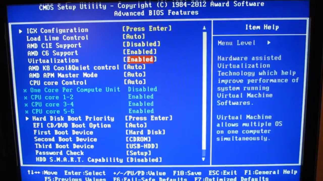 Gigabyte GA-78LMT-USB3 Motherboard BIOS Screens