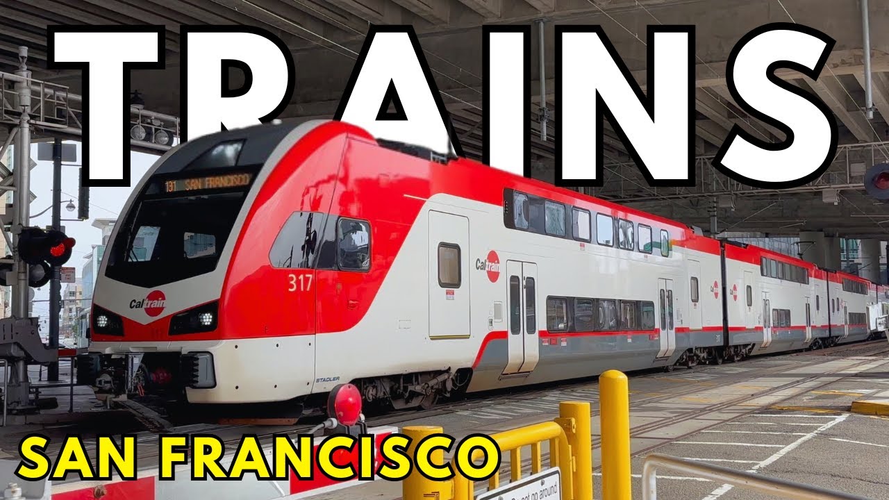 Riding Electric Trains by Caltrain