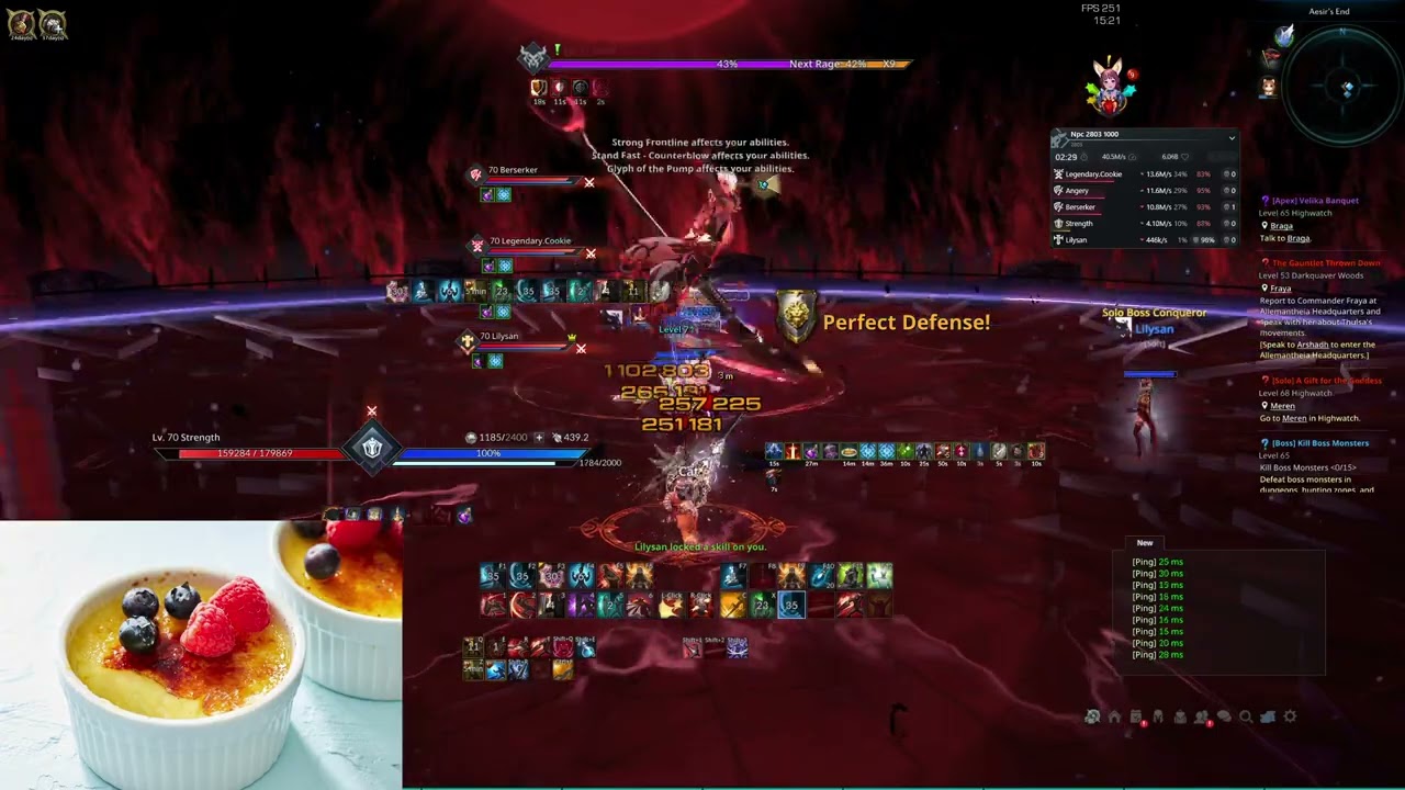 Tera Online - Arborea Reborn Aesir's End Normal Mode Lancer gameplay #1 Practice