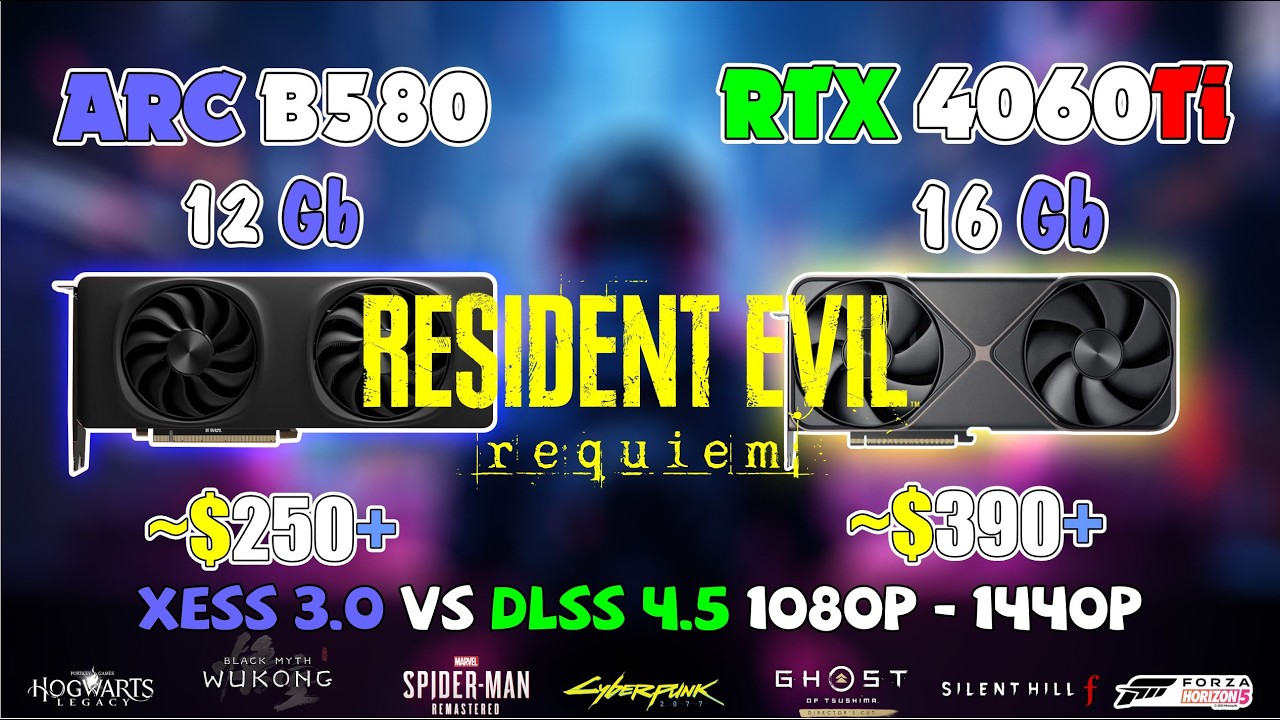 RTX 4060 Ti & Intel Arc B580: The Ultimate DLSS 4.5 & XeSS 3.0 Showdown | 1080p & 1440p Max Settings
