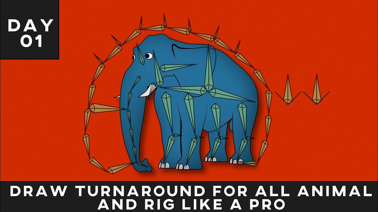 01. Draw turnaround for all animals and Rig like a pro_Moho_13.5.2