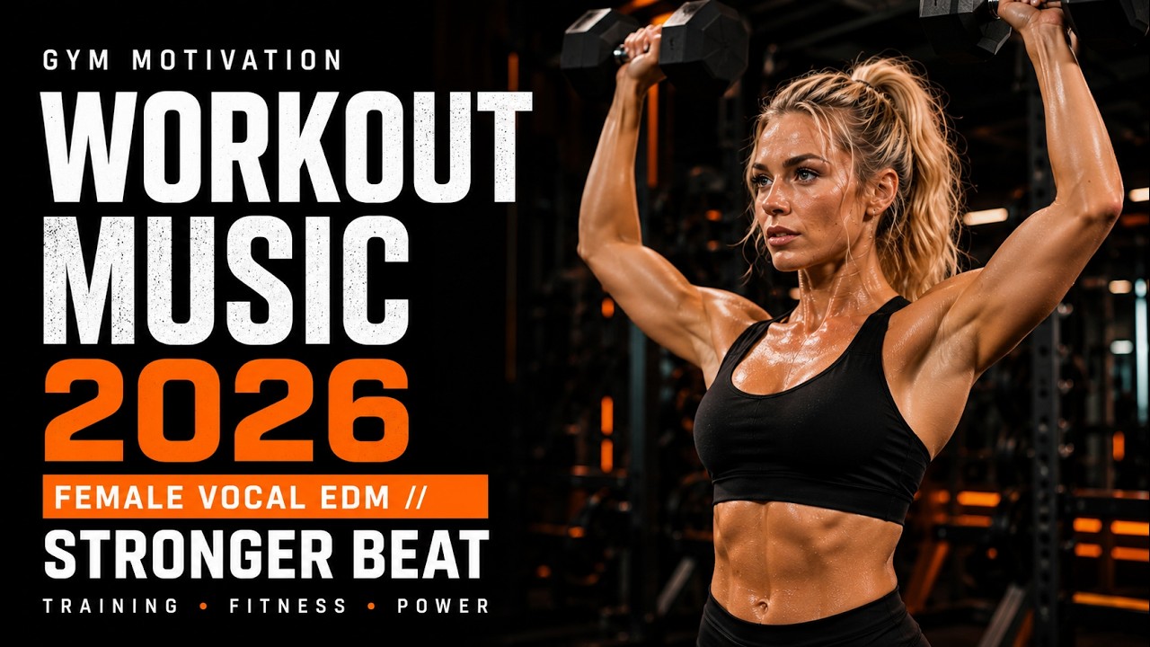 WORKOUT MUSIC 2026 ⚡ Female Vocal EDM Mix for Training & Fitness | STRONGER BEAT