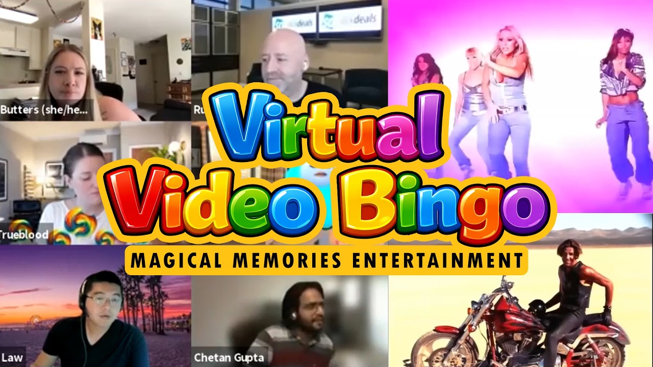Slick Deals Virtual Video Bingo Company Team Building Event