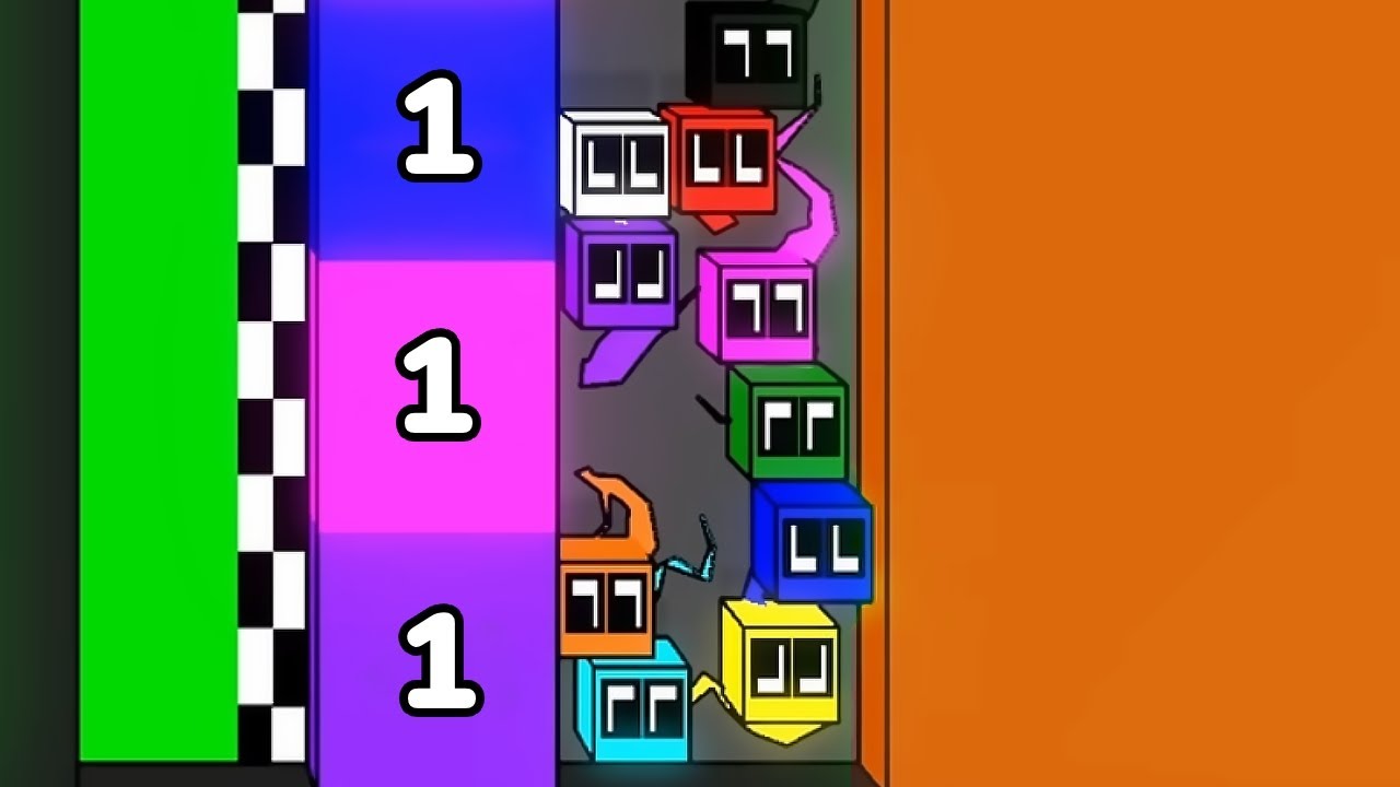 10 Cubes Race in 3 Crazy Arenas!