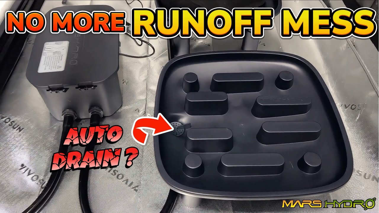 The Runoff Solution I Needed? Mars Hydro Auto Drainage System Unboxing 
