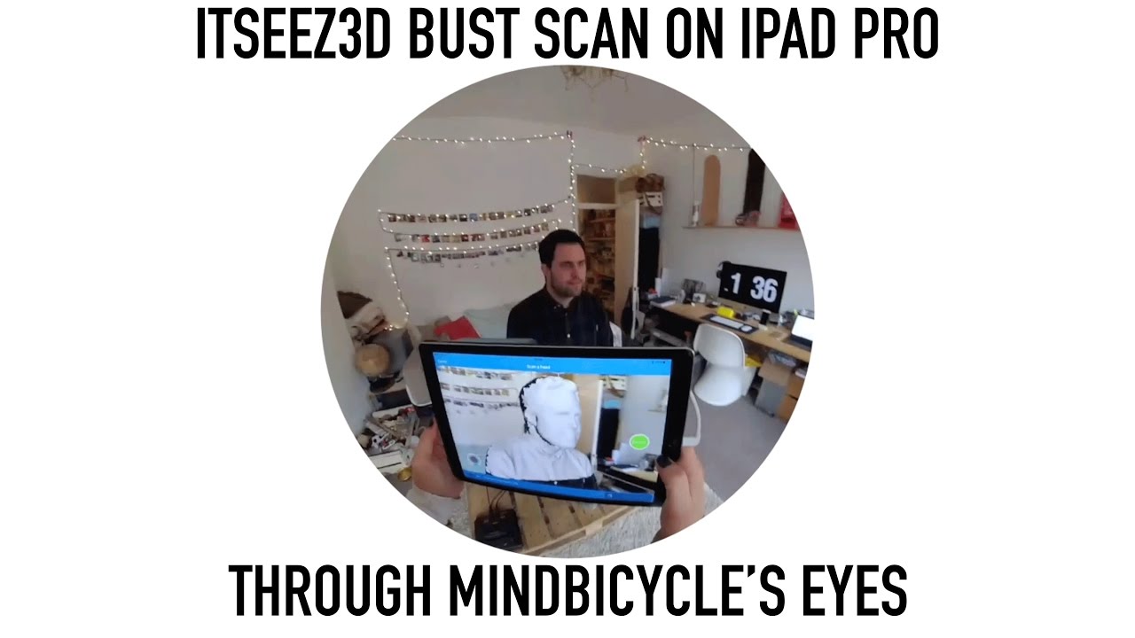 itSeez3D bust / head scan - 3D scanning on iPad