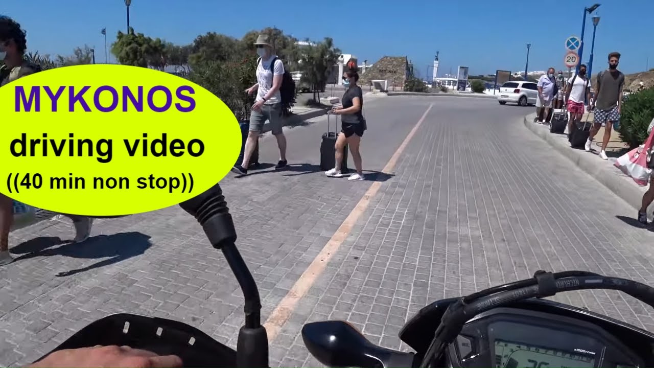 Driving in Mykonos island - Greek Romantic summer music