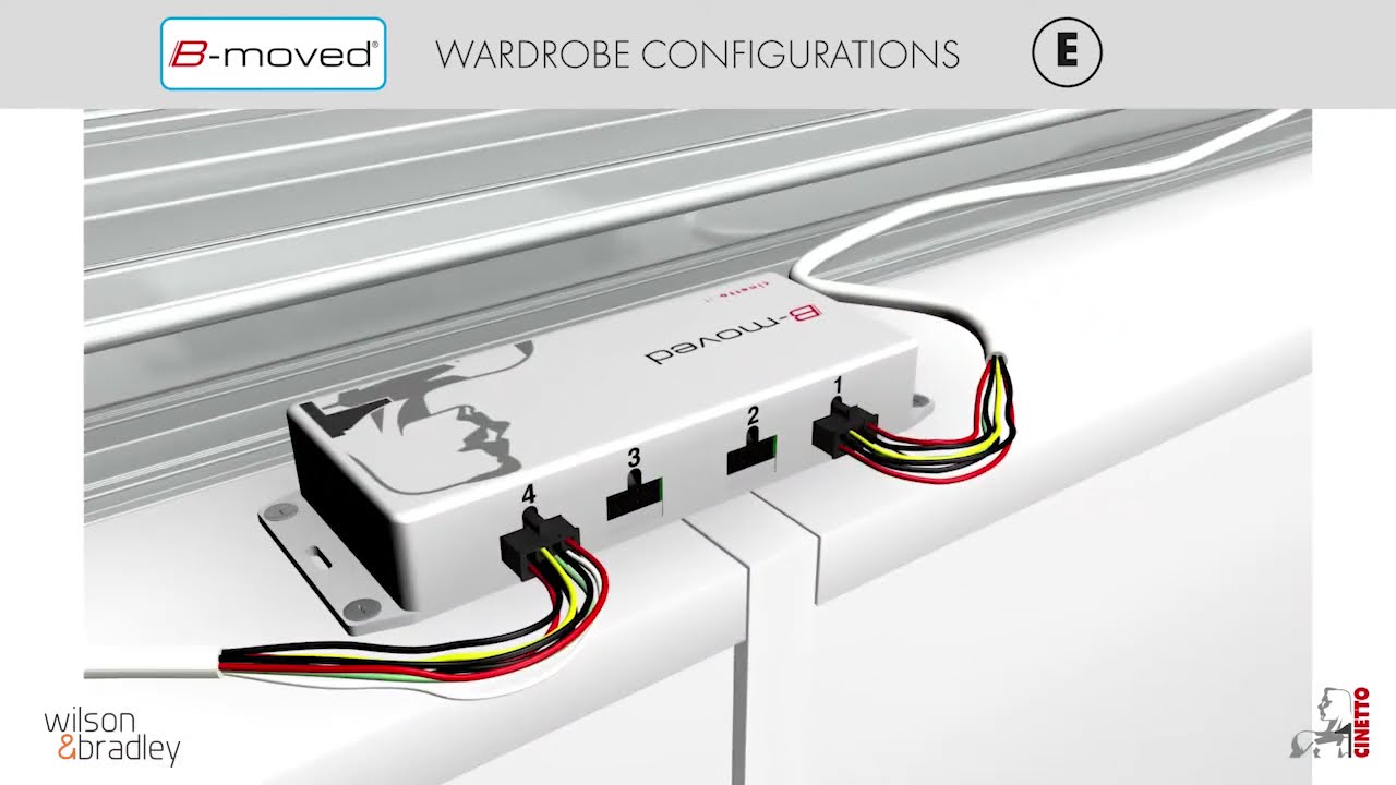 Cinetto PS40 PIANO Coplanar system & B moved Installation