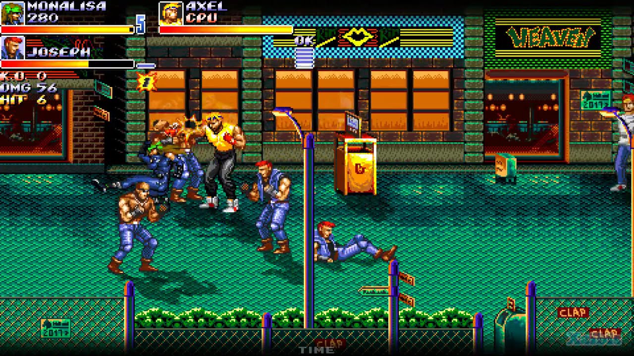 SORX gameplay 01 Stage 1 (OpenBoR) (v.beta 32)