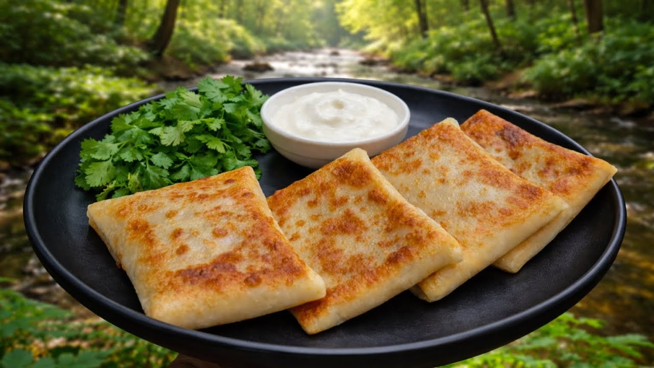 Village Style Chicken Crepes | Outdoor Street Food