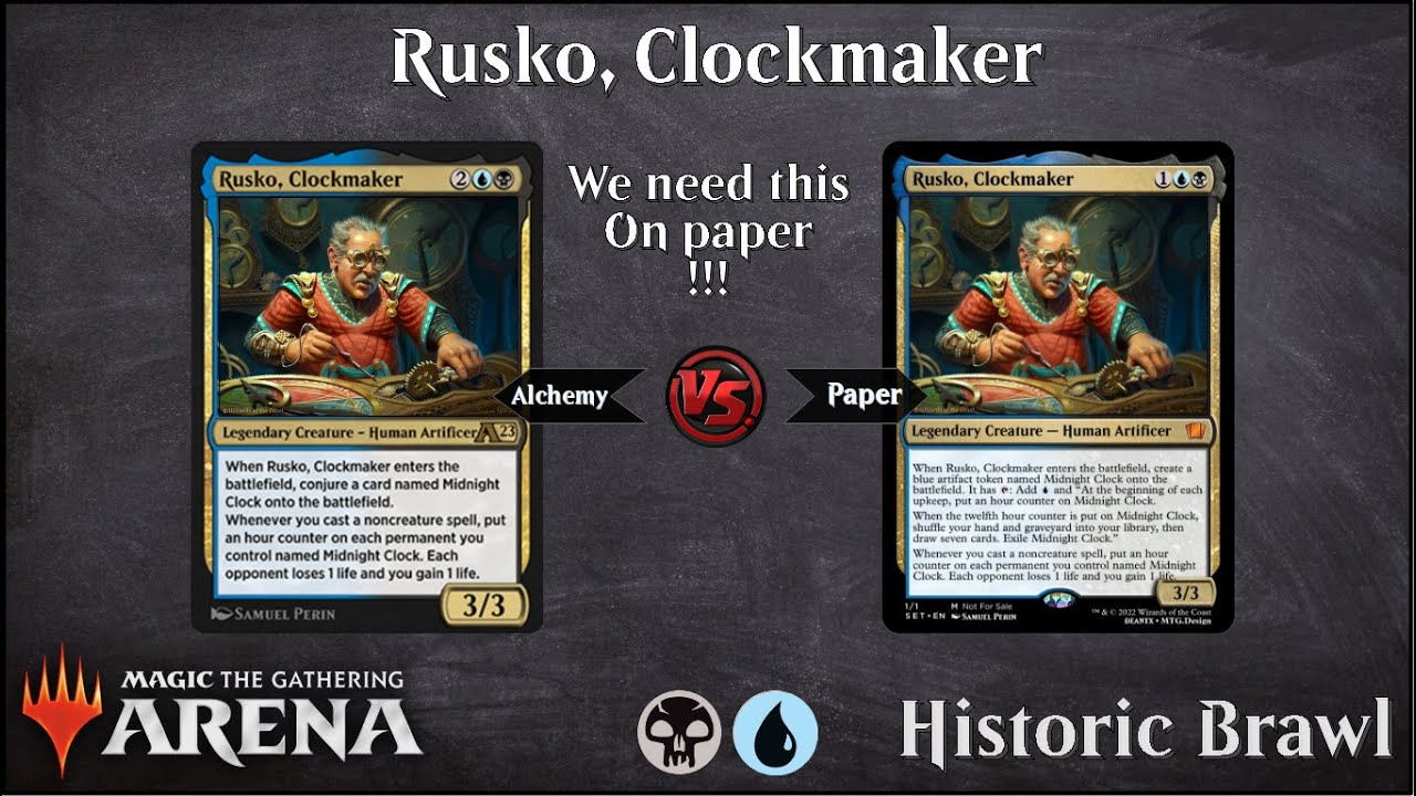 MTG Arena Historic Brawl - Rusko, Clockmaker cHB