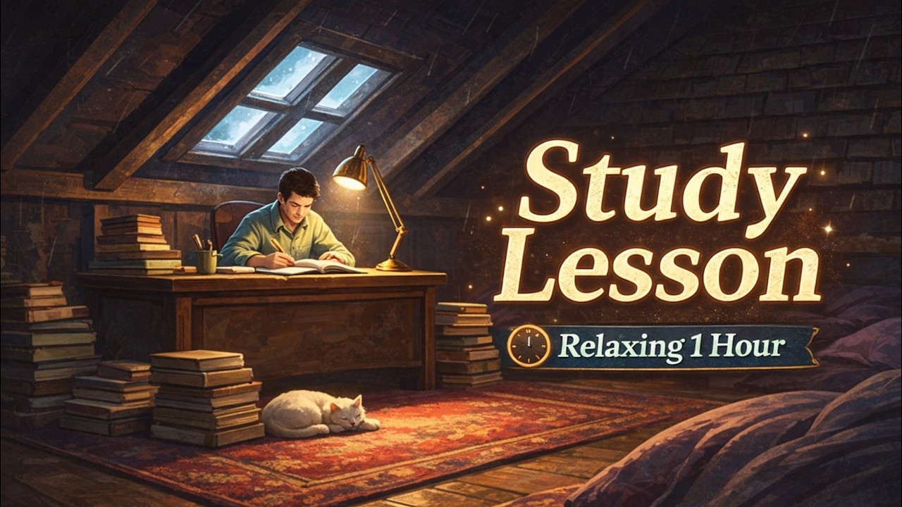 Deep Focus Study Music 🌙 | Calm & Relaxing & 집중 | 1 Hour