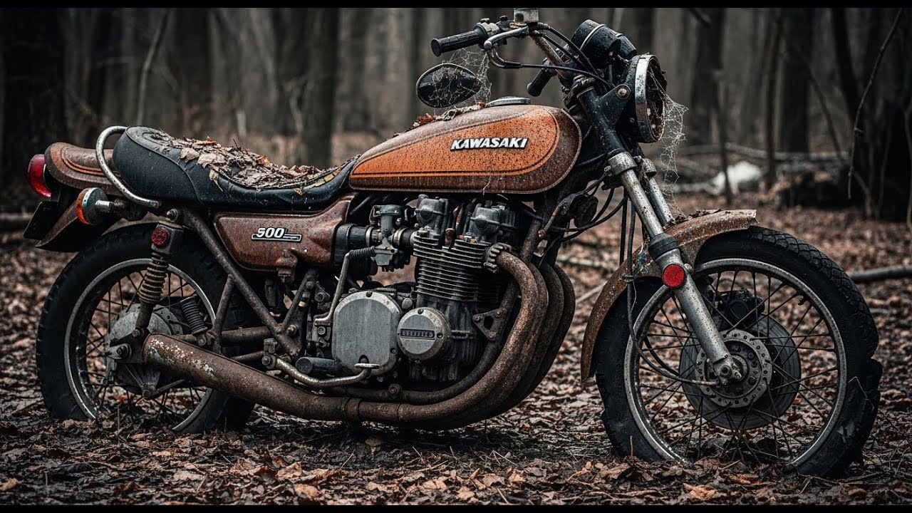Kawasaki Z1 900 (1973) Full Restoration | Abandoned to Factory New | Classic Motorcycle ASMR