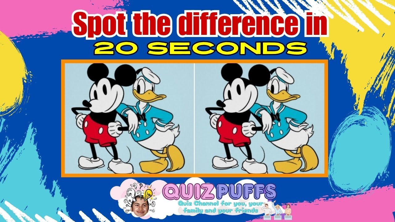 spot  the difference Disney