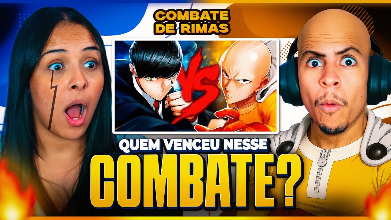 COMBATE DE RIMAS: ANIRAP & ISHIDA: Mashle VS. Saitama | [Casal Jounin React] 🔥