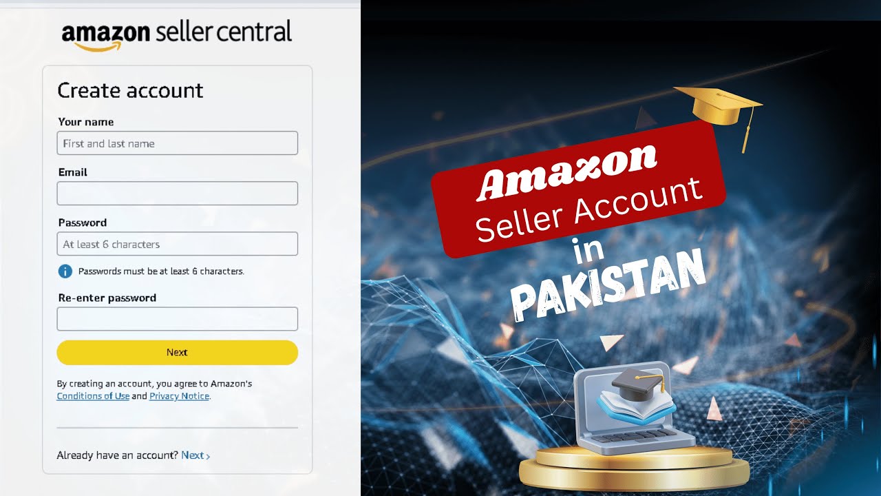 Create Amazon Seller Account in Pakistan  | Step by Step Guide #ecommerce