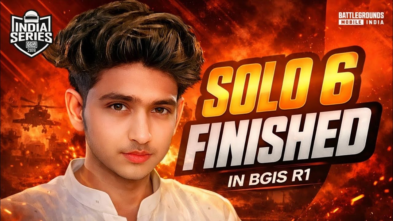  BGIS 2026 R1 WWCD ! SOLO 6 FINISHES ! RAW POV #battlegroundmobileindiamontagepubgmobilemontage 