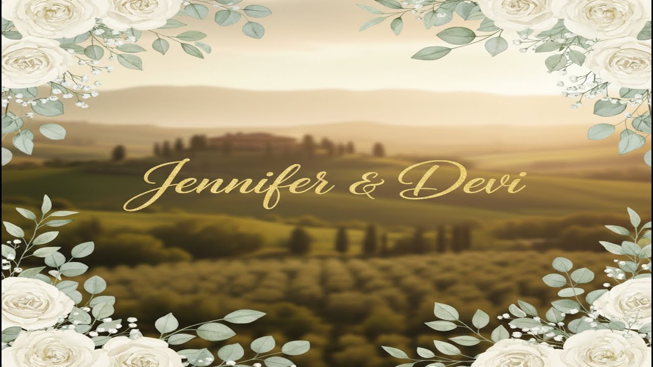 Wedding of Jennifer and Devi Van Eyken