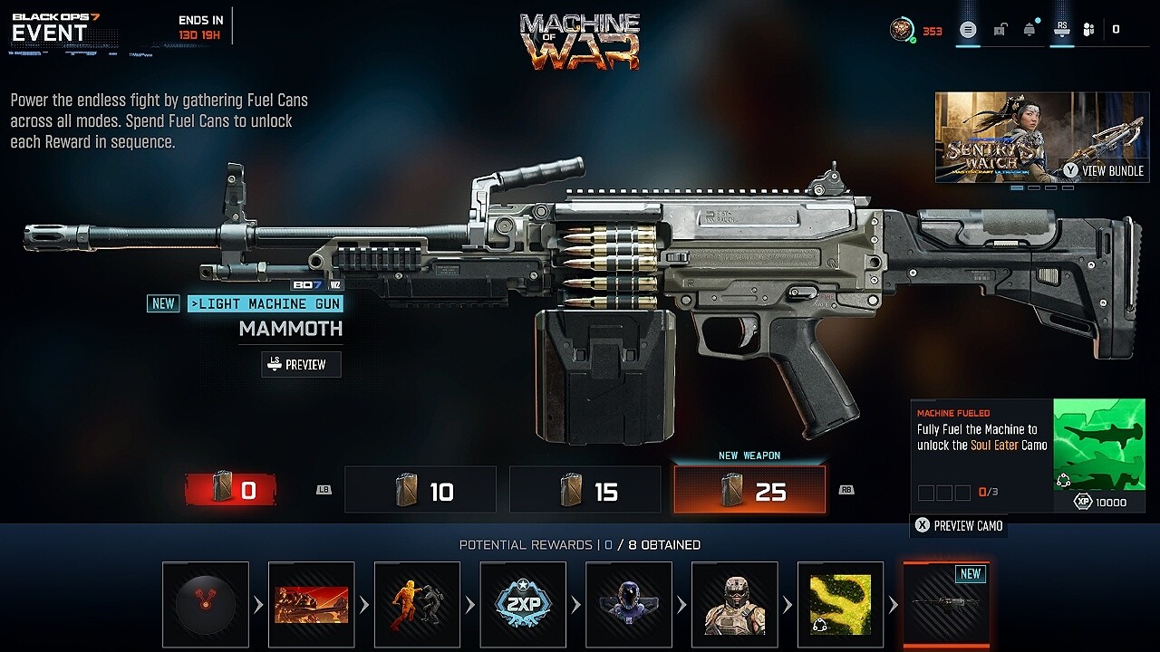 Black Ops 7 New Machine Of War Event (Challenges & Rewards)