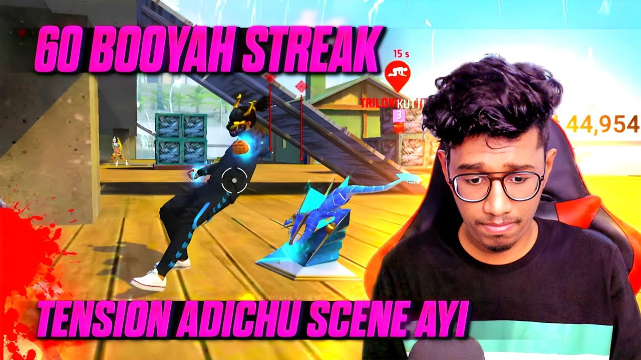 Booyah Streakൻ്റെ Heavy Pressure 🥺 Most Critical Match | Freefire Malayalam