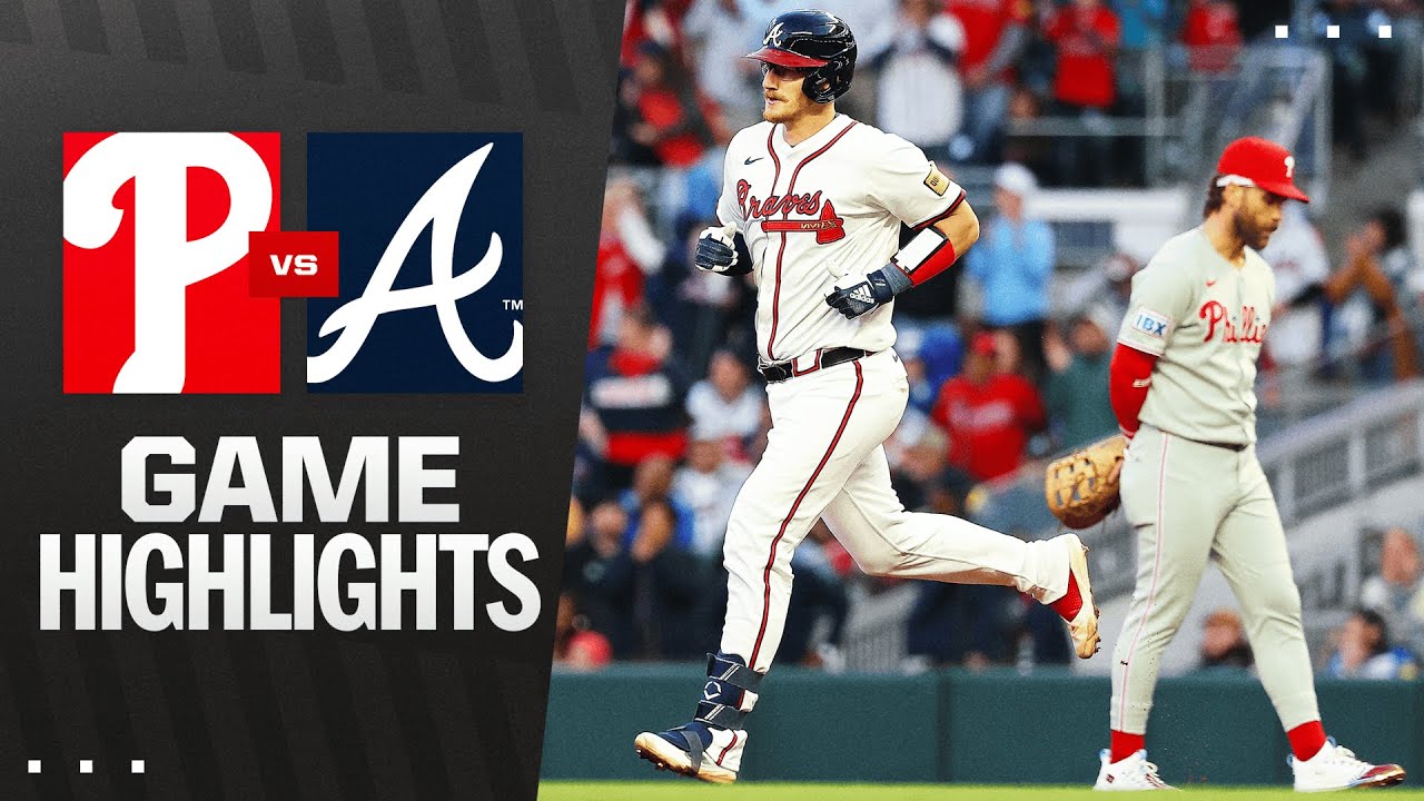 Phillies vs. Braves Highlights (4/8/25) | MLB Highlights