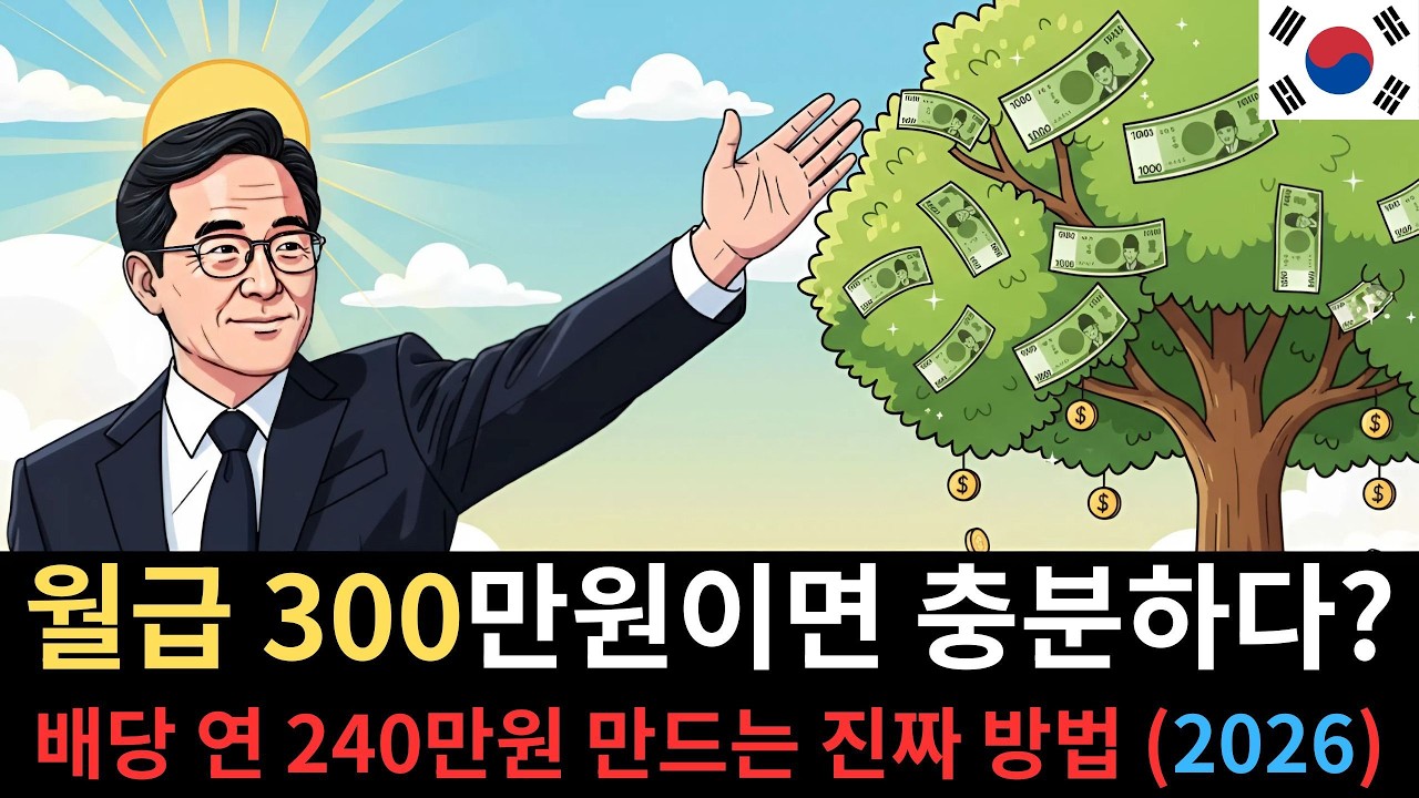 월급 300만원으로 배당 연 240만원 만드는 법 (2026년 실전 전략)